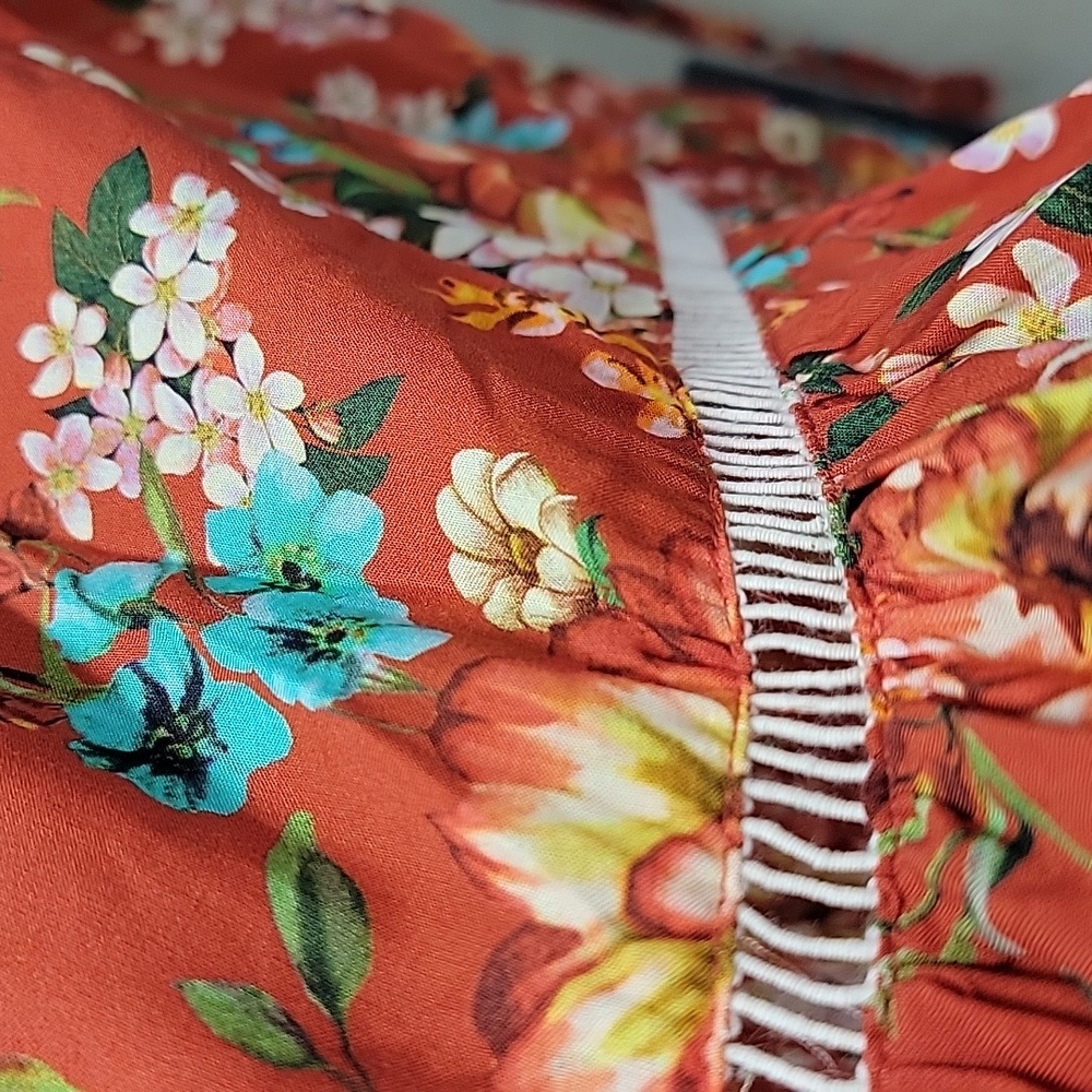 Farm Rio x Anthropologie Floral Wrap Dress - Picture 10 of 12